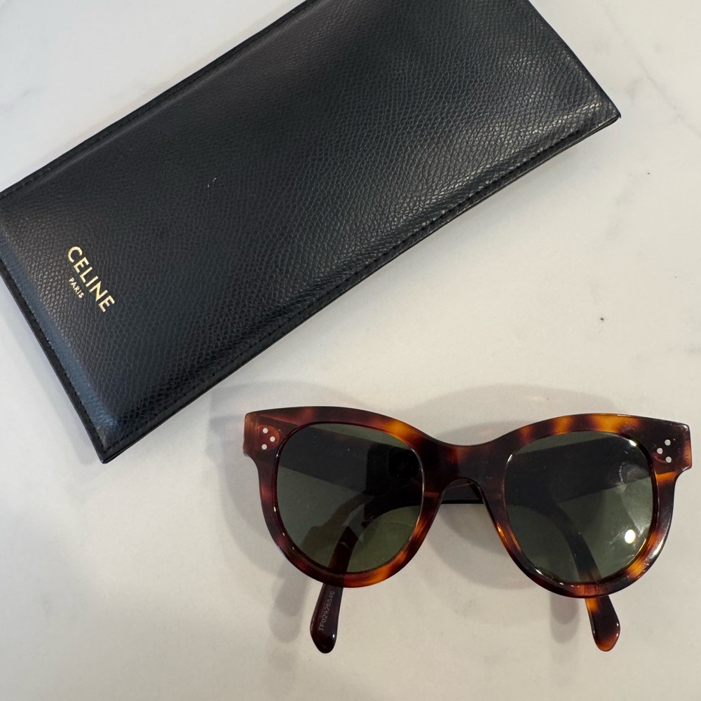 Celine Tortoise Shell Sunglasses E - image 7